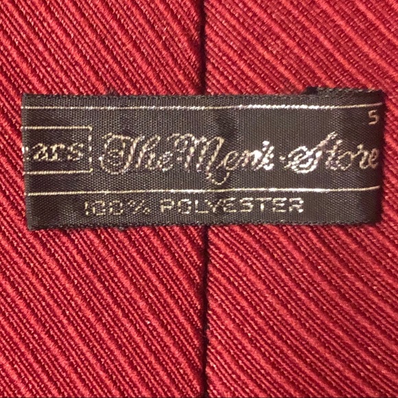 ✨♥️Beautiful Vintage RED tie from Sears ♥️✨ - Picture 4 of 6